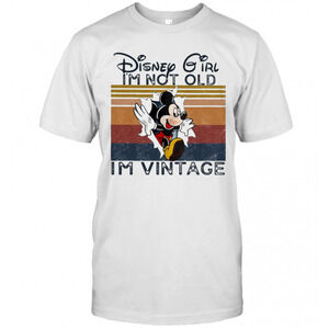 Mickey Mouse Disney Girl Im Not Old Im Retro T-Shirt